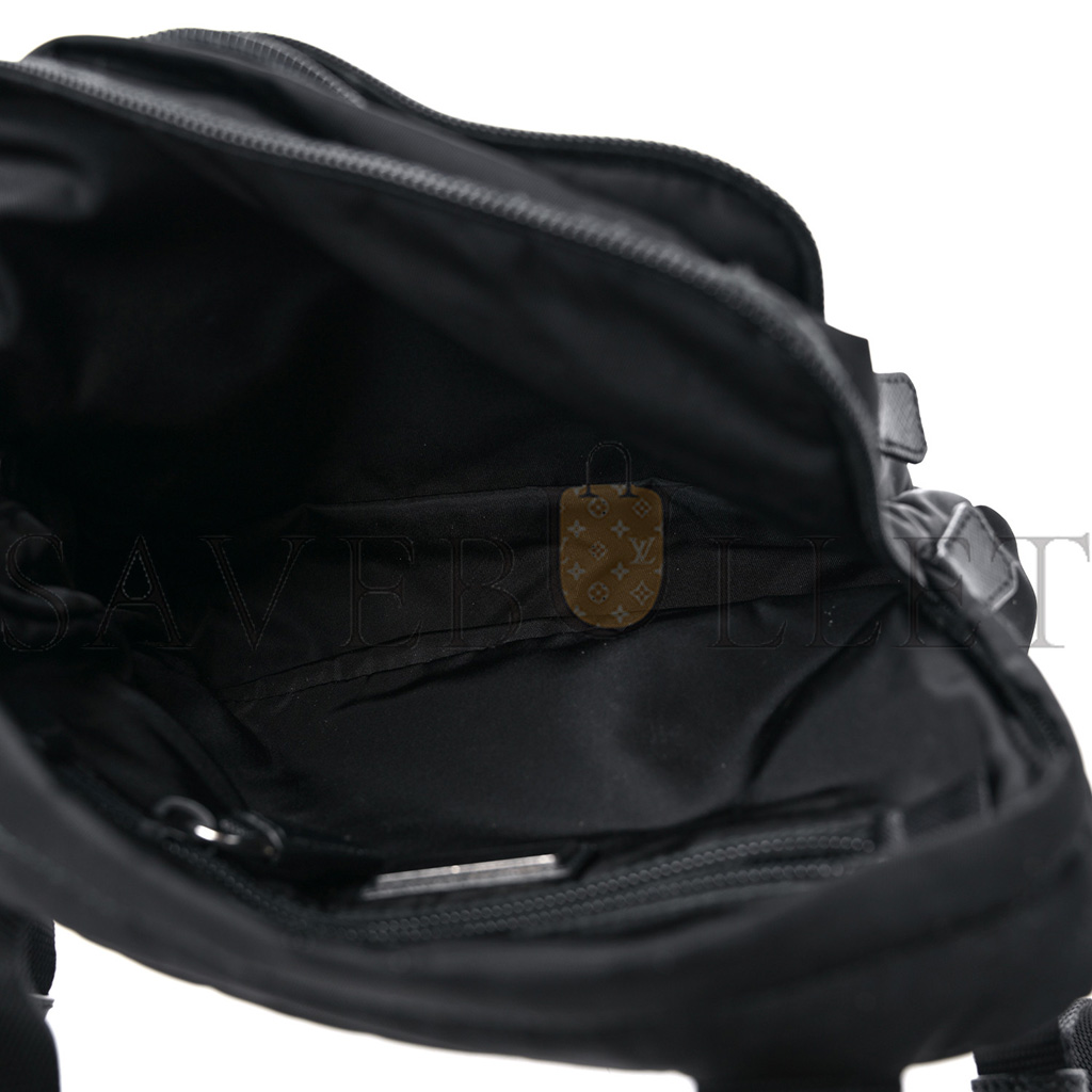 PRADA TESSUTO NYLON MONTAGNA HARNESS BAG BLACK (22*18*5cm)