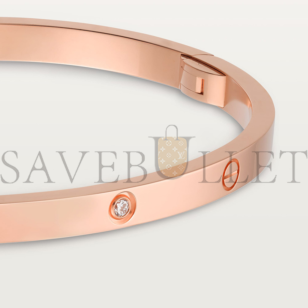 CARTIER  LOVE BRACELET, SMALL MODEL, 6 DIAMONDS B6047617