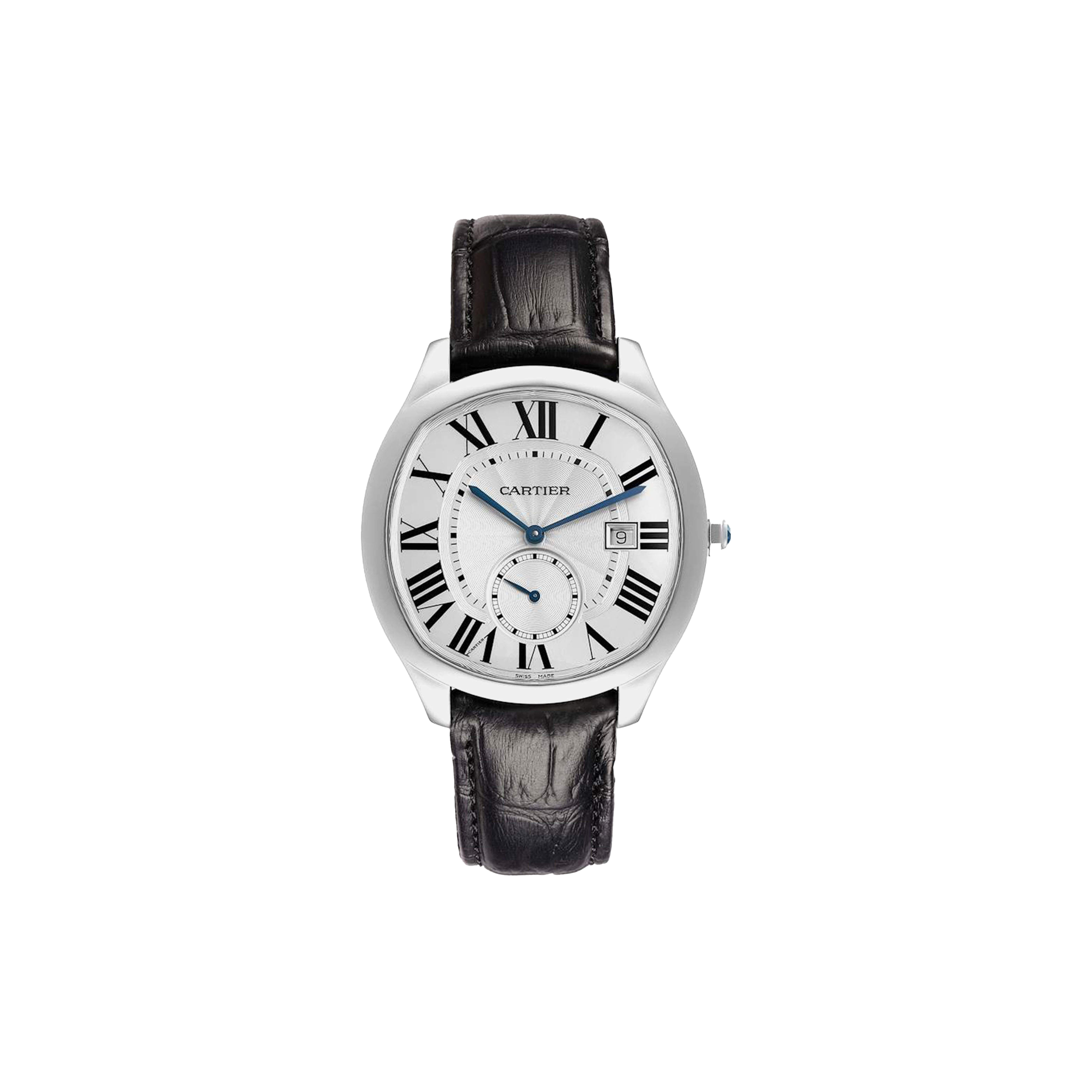 CARTIER DRIVE SILVER DIAL STEEL MENS WATCH WSNM0004