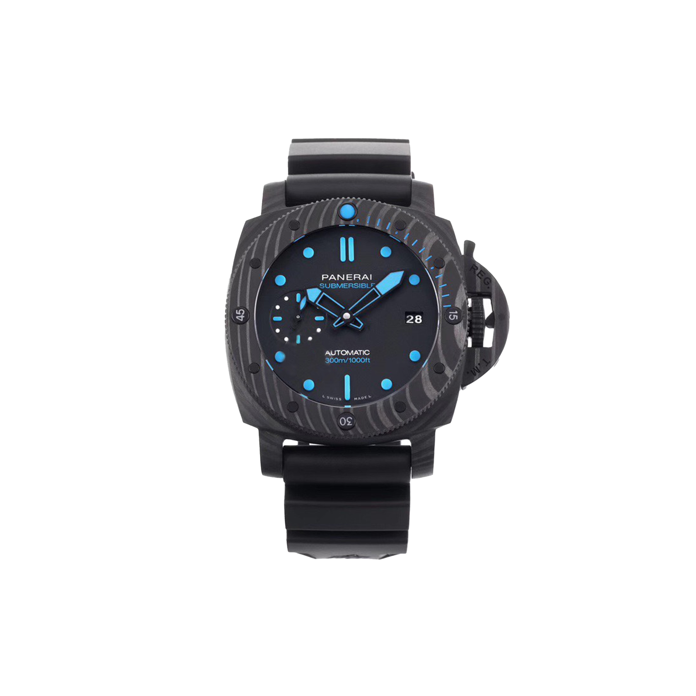 PANERAI LUMINOR SUBMERSIBLE CARBONTECH CARBON FIBER MEN'S WATCH PAM00960