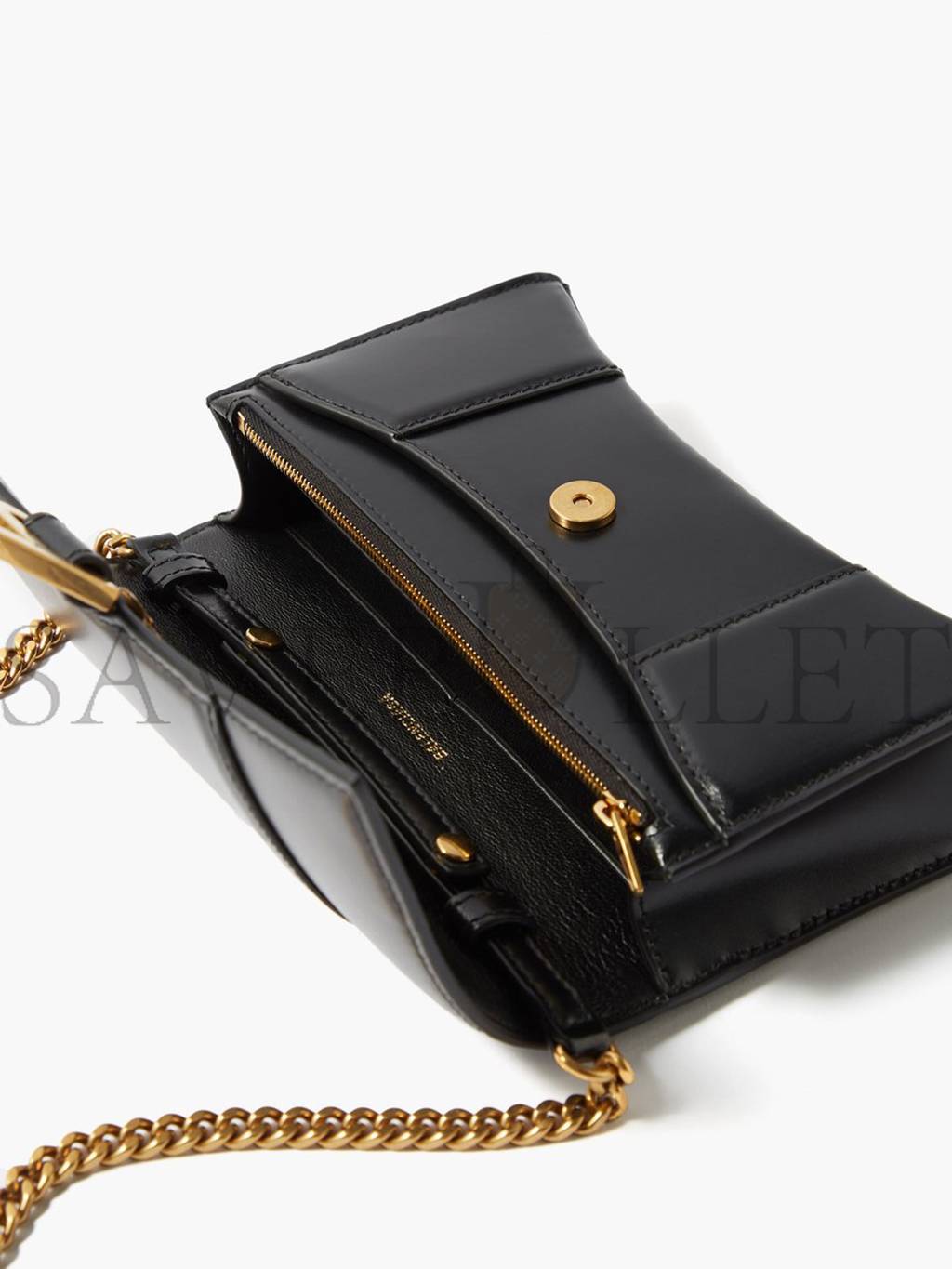 BALENCIAGA BLACK HOURGLASS MINI LEATHER CROSS-BODY BAG  MATCHESFASHION US (19.5*12*5cm)