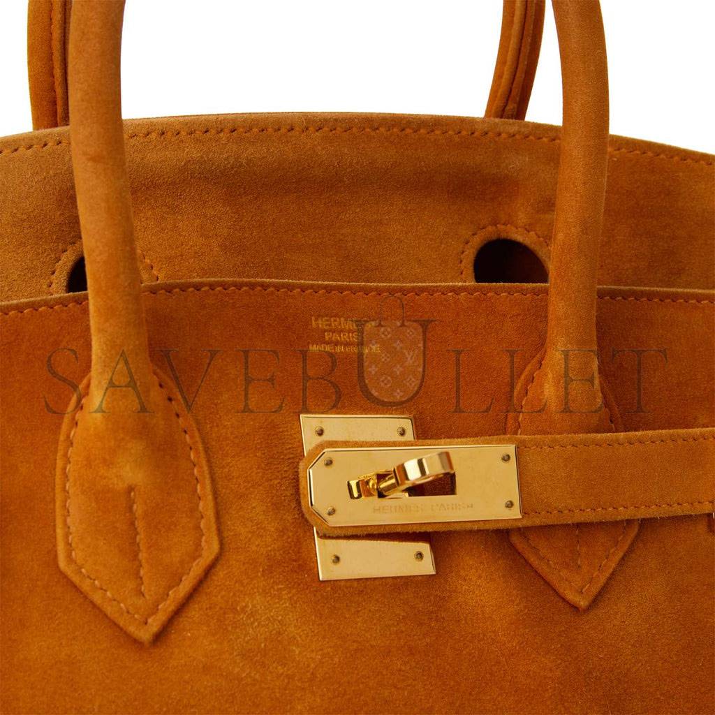 HERMES BIRKIN 30 ORANGE H DOBLIS GOLD HARDWARE (30cm)