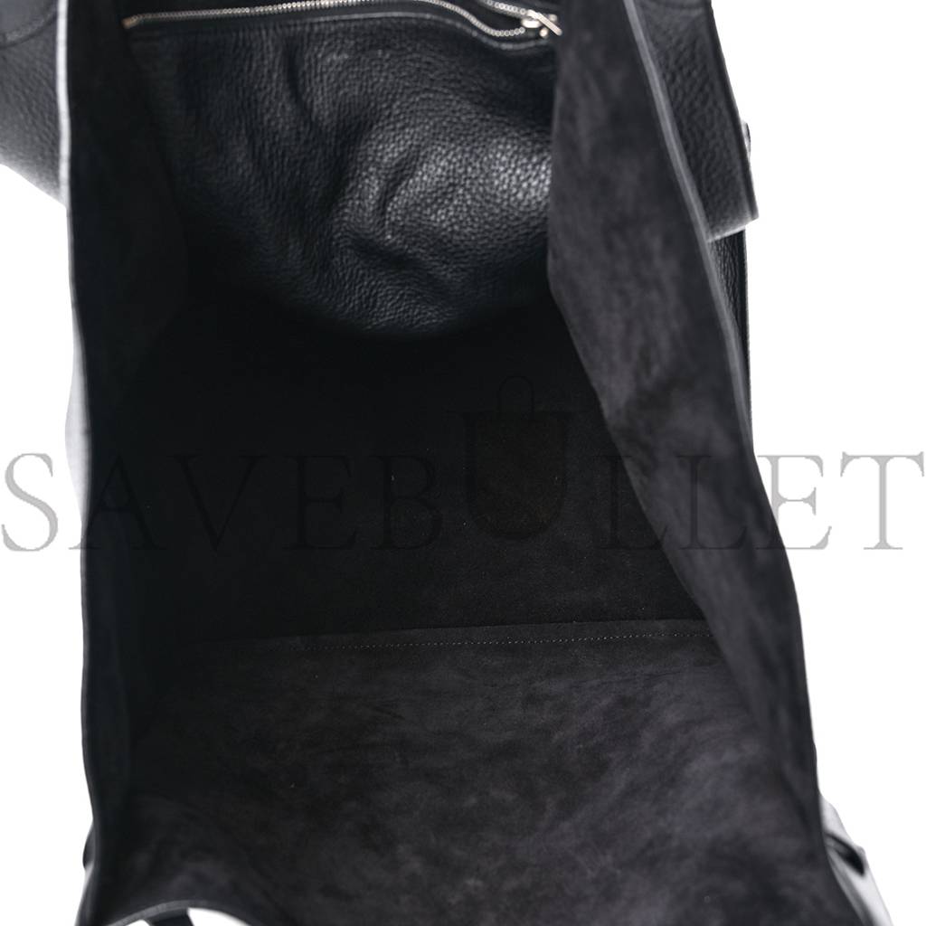 CELINE SUPPLE GRAINED CALFSKIN MEDIUM BIG BAG BLACK (32*32*29cm)